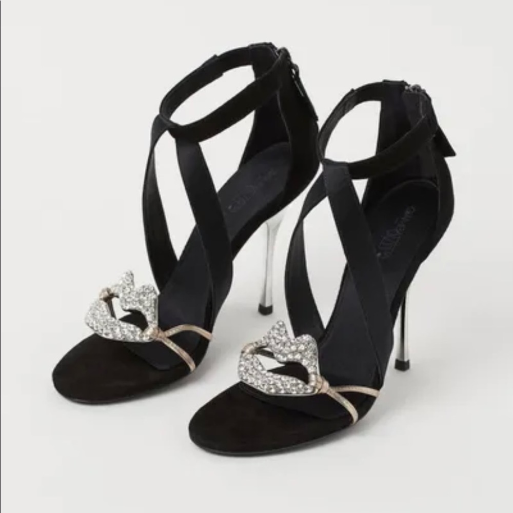 GBV x HM suede sandals